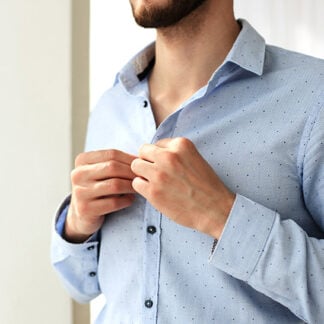 Blue Button Up